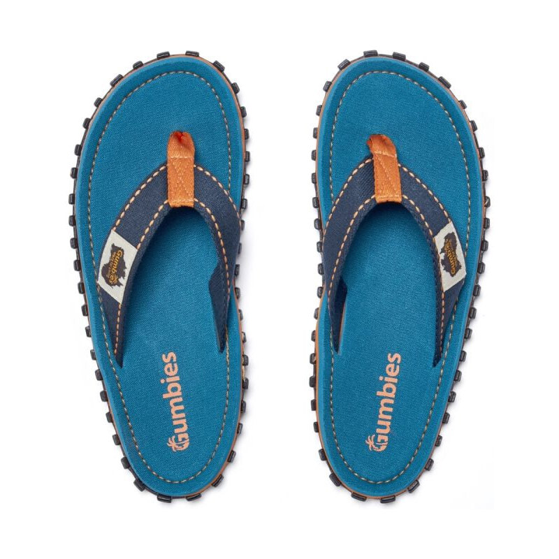 Gumbies unisex žabky ISLANDER FLIP-FLOP TRICOLOR BLUE 115643907
