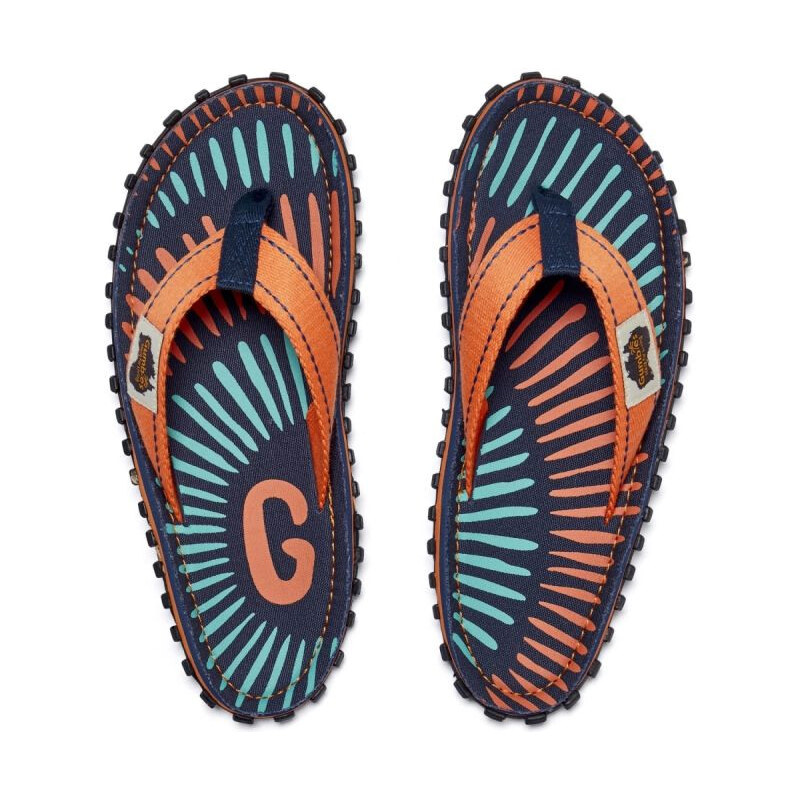 Gumbies unisex žabky ISLANDER FLIP-FLOP TANGERINE BURST 115643909