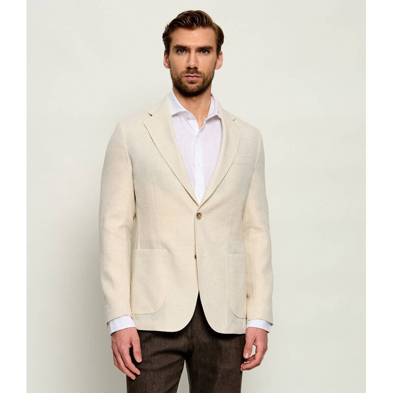 Windsor Sako Giro | Slim Fit přidáním lnu