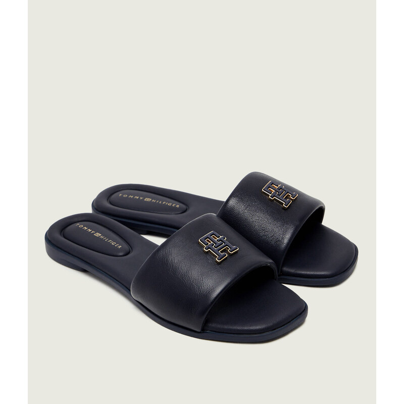 Tommy Hilfiger Kožené pantofle HARDWARE