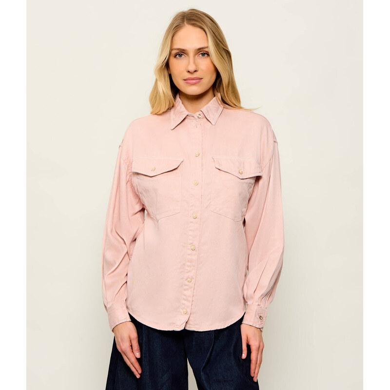 GUESS Košile LARA | Relaxed fit přidáním lnu 115494544