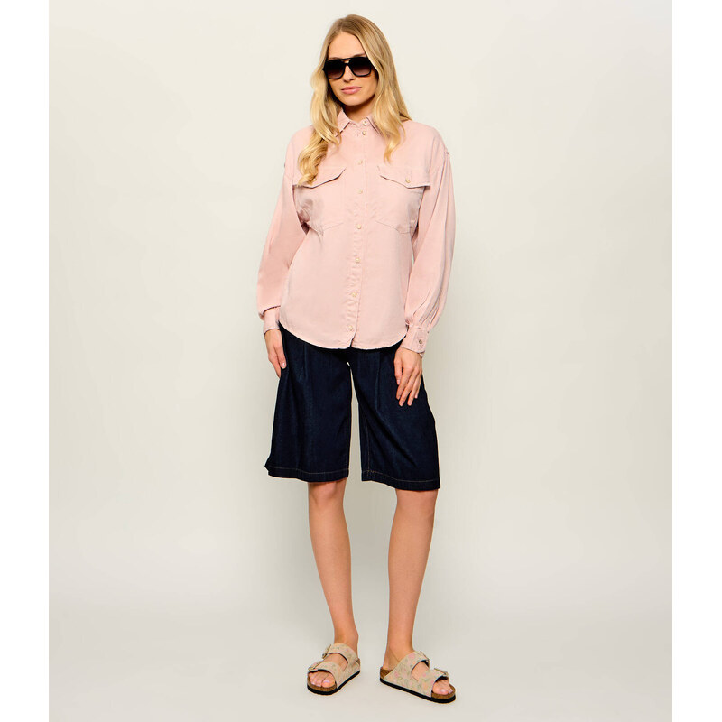 GUESS Košile LARA | Relaxed fit přidáním lnu