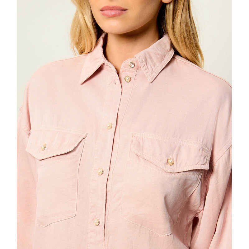 GUESS Košile LARA | Relaxed fit přidáním lnu