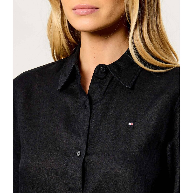 Tommy Hilfiger Lněná košile | Relaxed fit