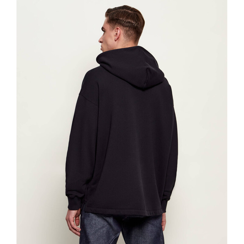 OFF-WHITE Mikina GRASS INK | Relaxed fit