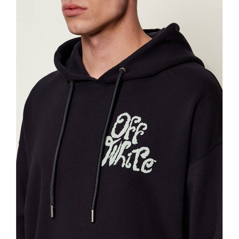 OFF-WHITE Mikina GRASS INK | Relaxed fit