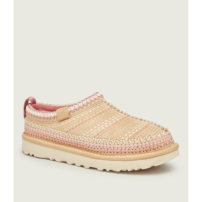 UGG Pantofle typu mules W TASMAN MEADOW | semiš 115494581