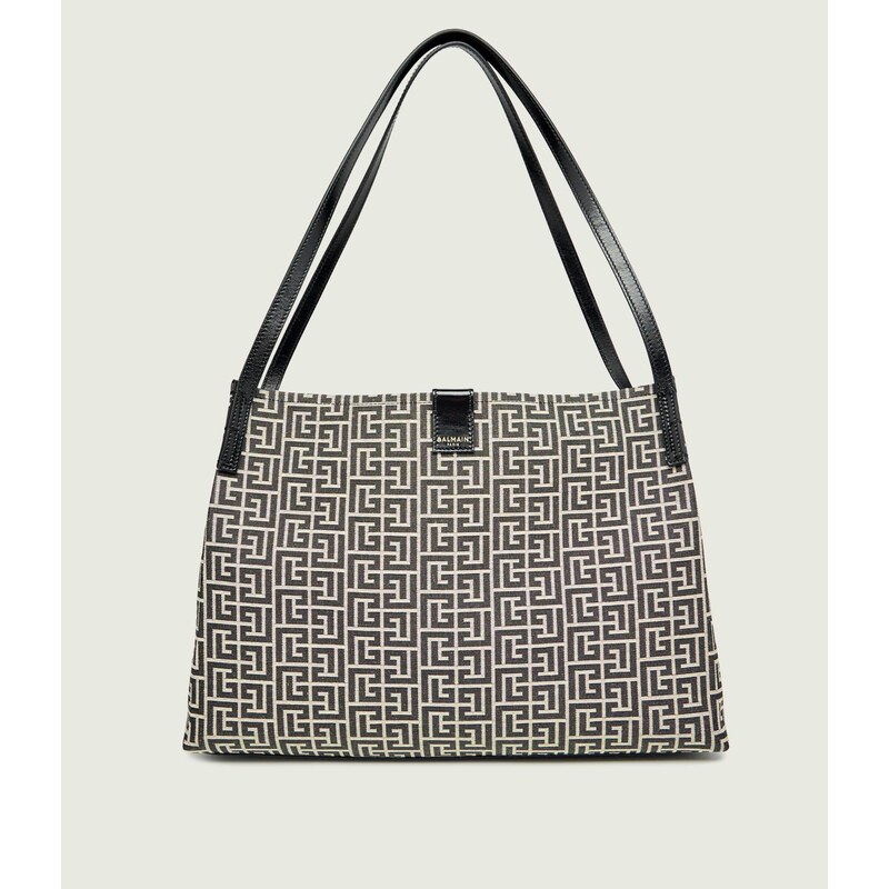 Balmain Kabelka shopper s přídavkem kůže 113354912