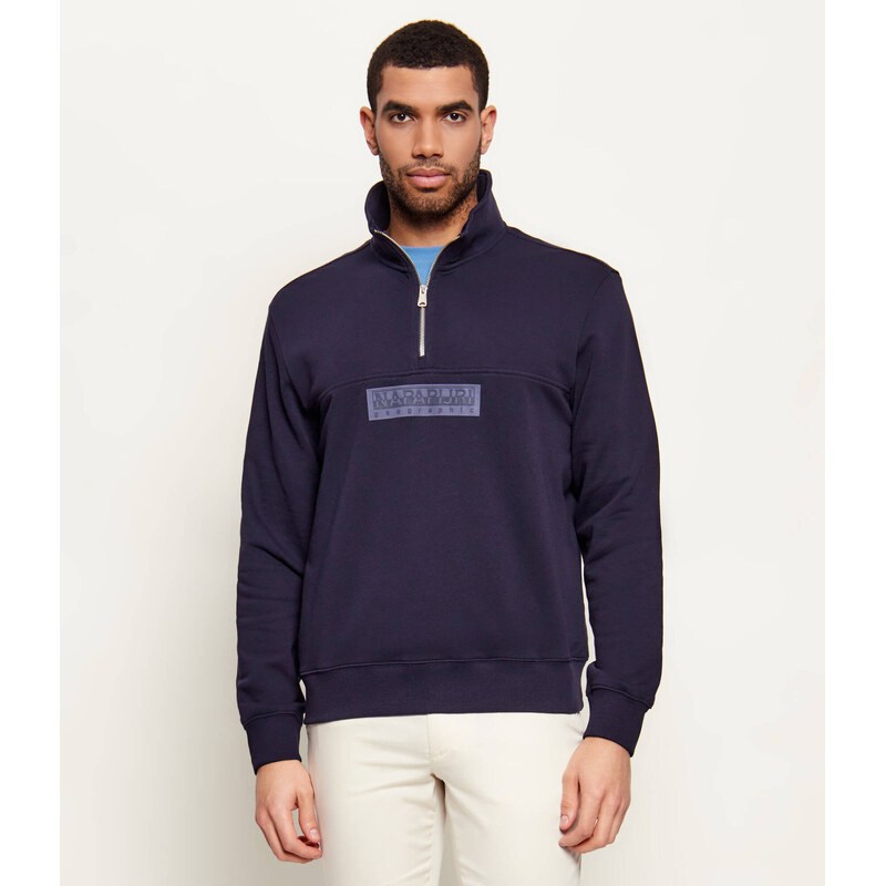 Napapijri Mikina B-BOX LOGO HZ | Relaxed fit