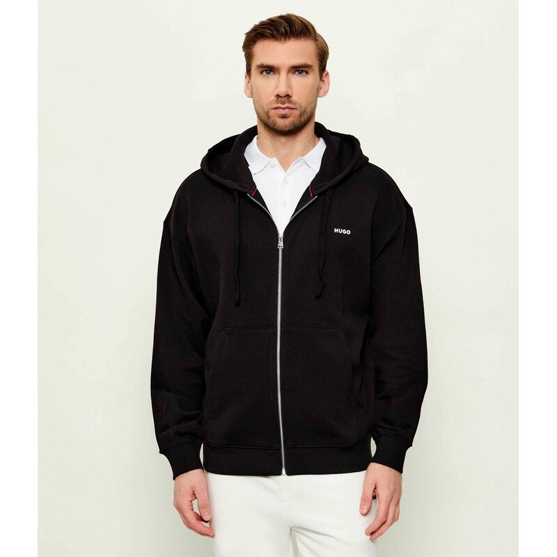 HUGO Mikina Dapozip | Relaxed fit