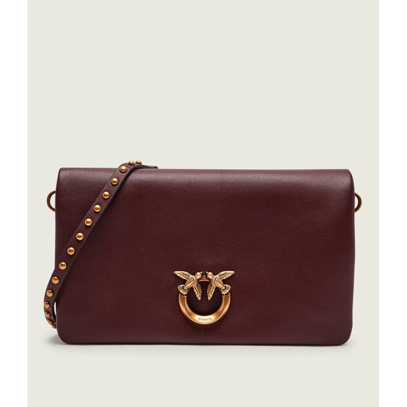 Pinko Kožená psaníčko CLICK SOFT HORIZONTAL MINI