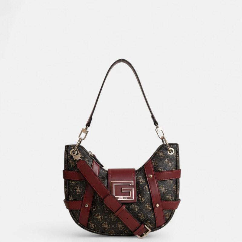 Hnědá kabelka Guess Brightside Hobo 56661 115644248