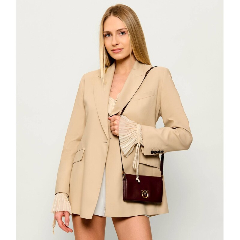 Pinko Kožená psaníčko CLICK SOFT HORIZONTAL MINI