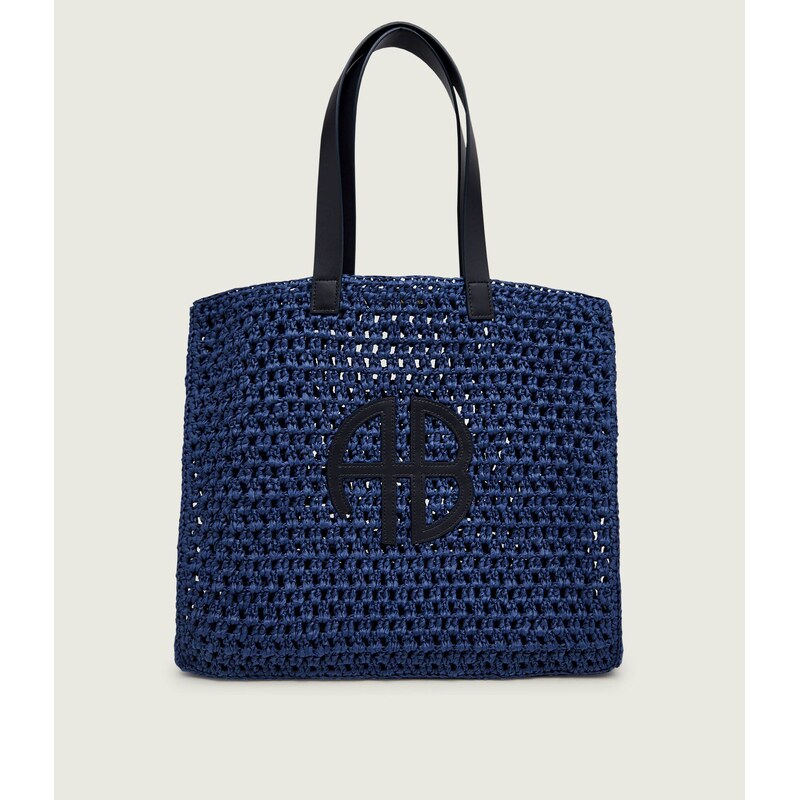 Anine Bing Kabelka shopper LARGE RIO s přídavkem kůže