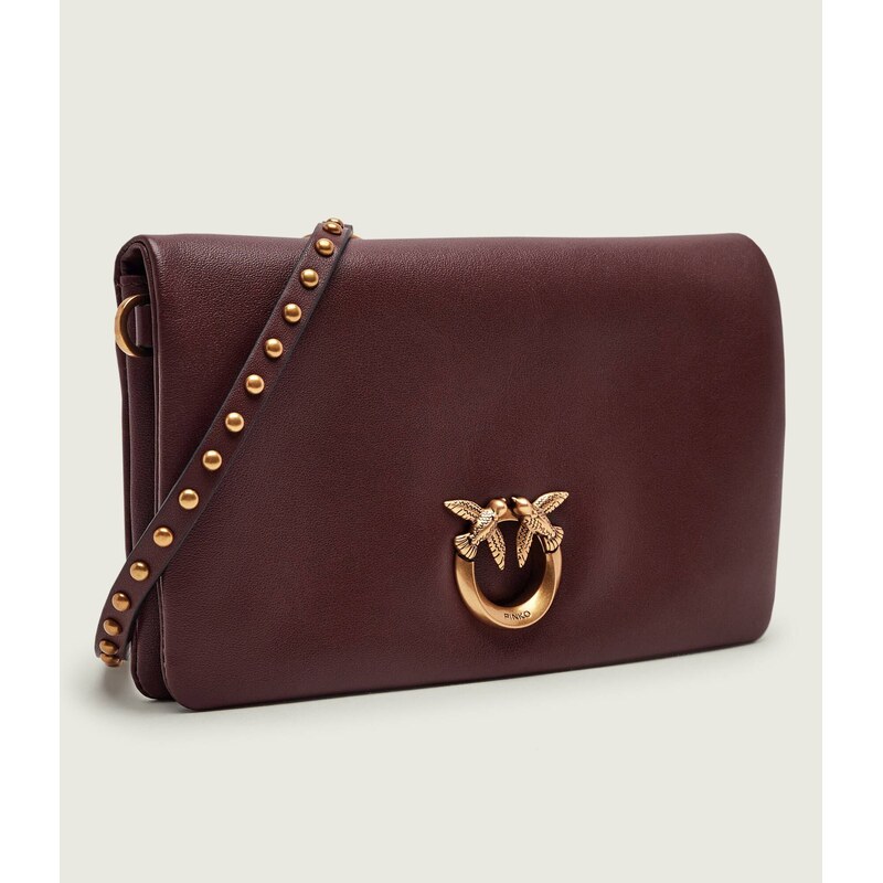 Pinko Kožená psaníčko CLICK SOFT HORIZONTAL MINI