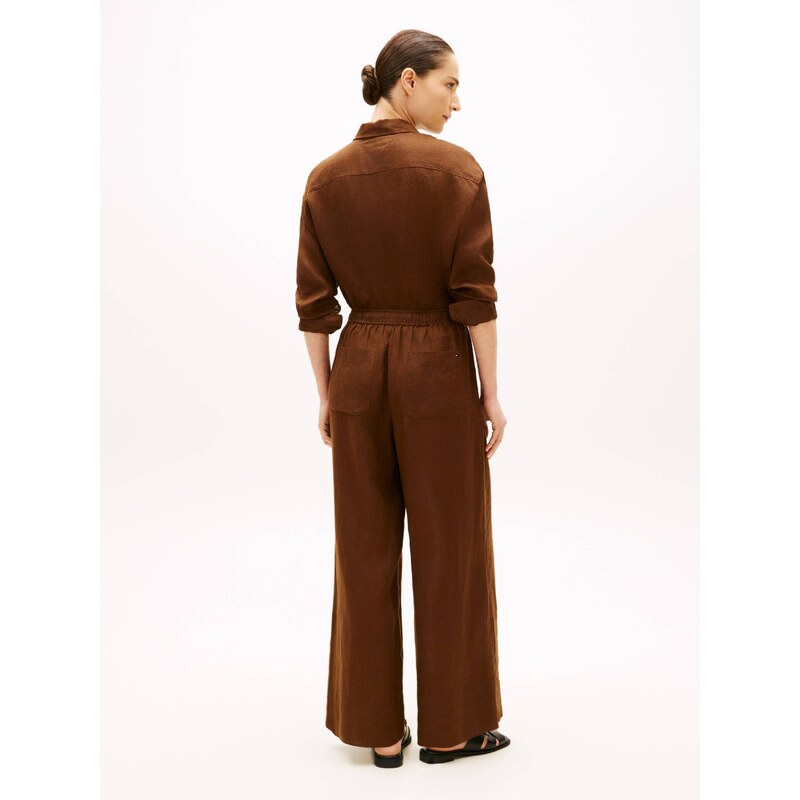 Tommy Hilfiger Lněné kalhoty | Relaxed fit