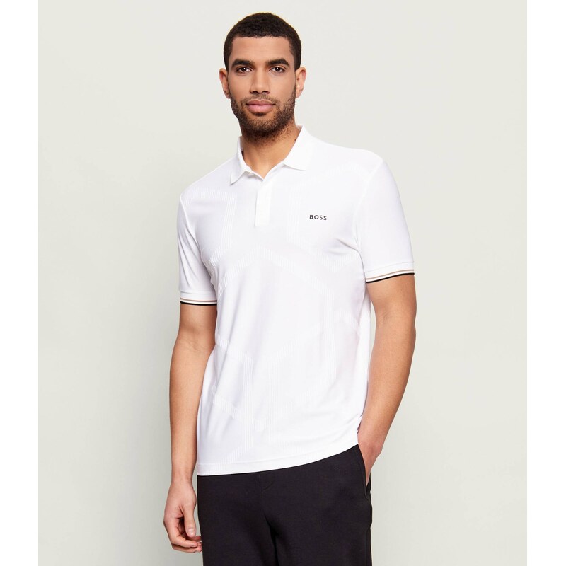 BOSS GREEN Polokošile PL_GOC Chip Hexa | regular fit | stretch