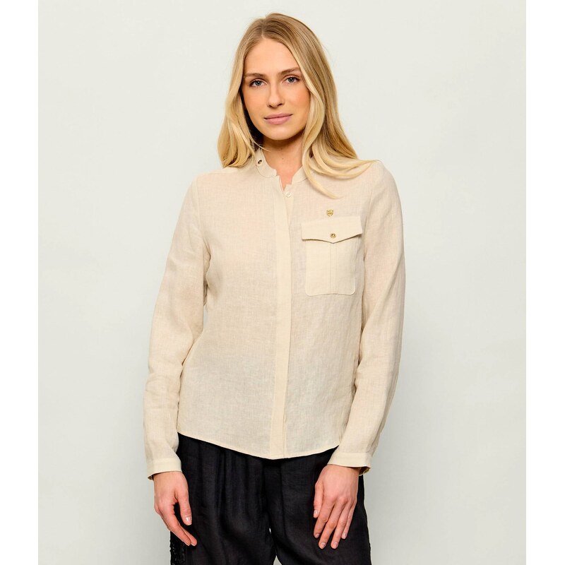 Aeronautica Militare Lněná košile | regular fit 115494589