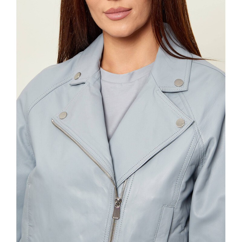 Pinko Kožený křivák CARLENE | Cropped Fit