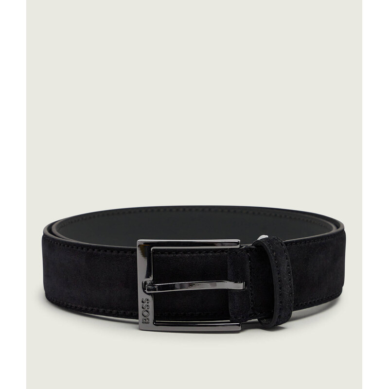 BOSS BLACK Opasek Elloy-Sd-GmSt_Sz35 | semiš