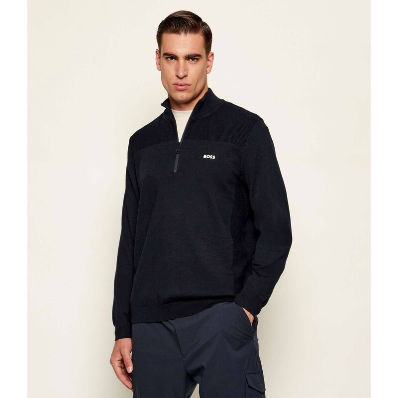 BOSS GREEN Svetr KN_Momentum-X QZ | regular fit | s příměsí vlny