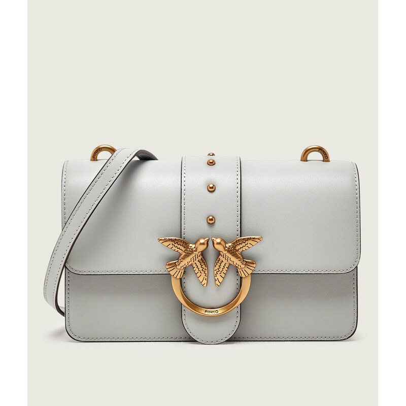 Pinko Kožená crossbody kabelka LOVE ONE MINI CL