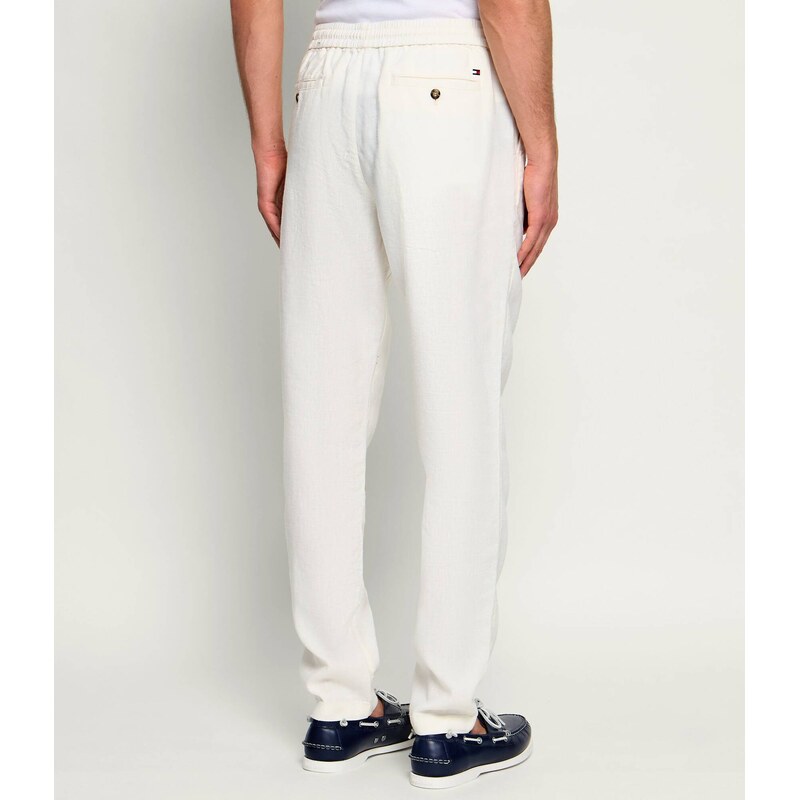 Tommy Hilfiger Lněné kalhoty chino HARLEM | regular fit