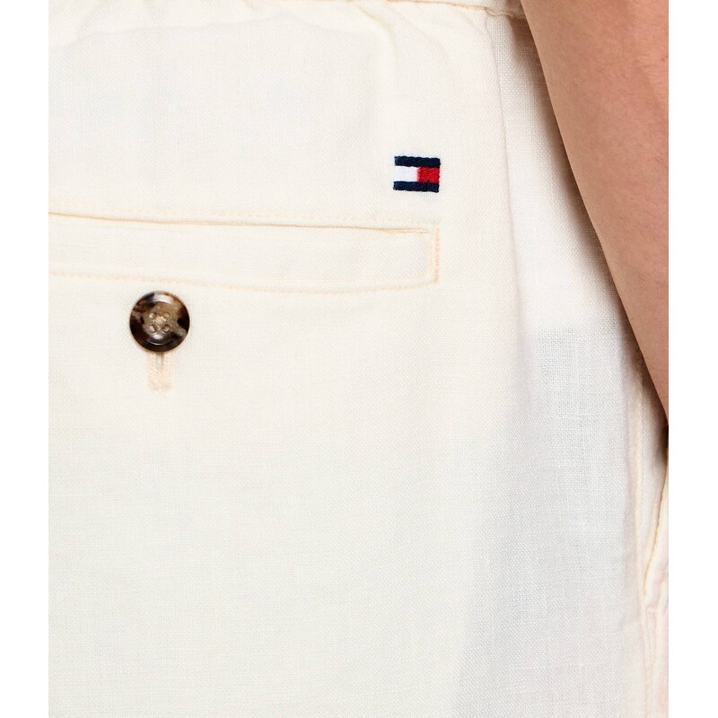 Tommy Hilfiger Lněné kalhoty chino HARLEM | regular fit
