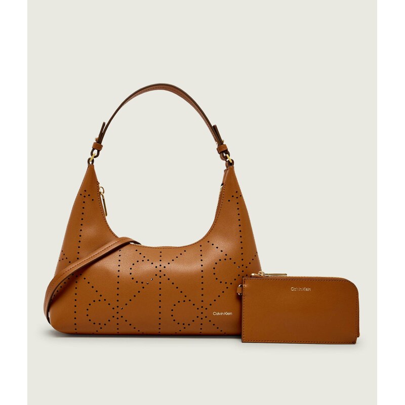 Calvin Klein Kožené hobo + vak