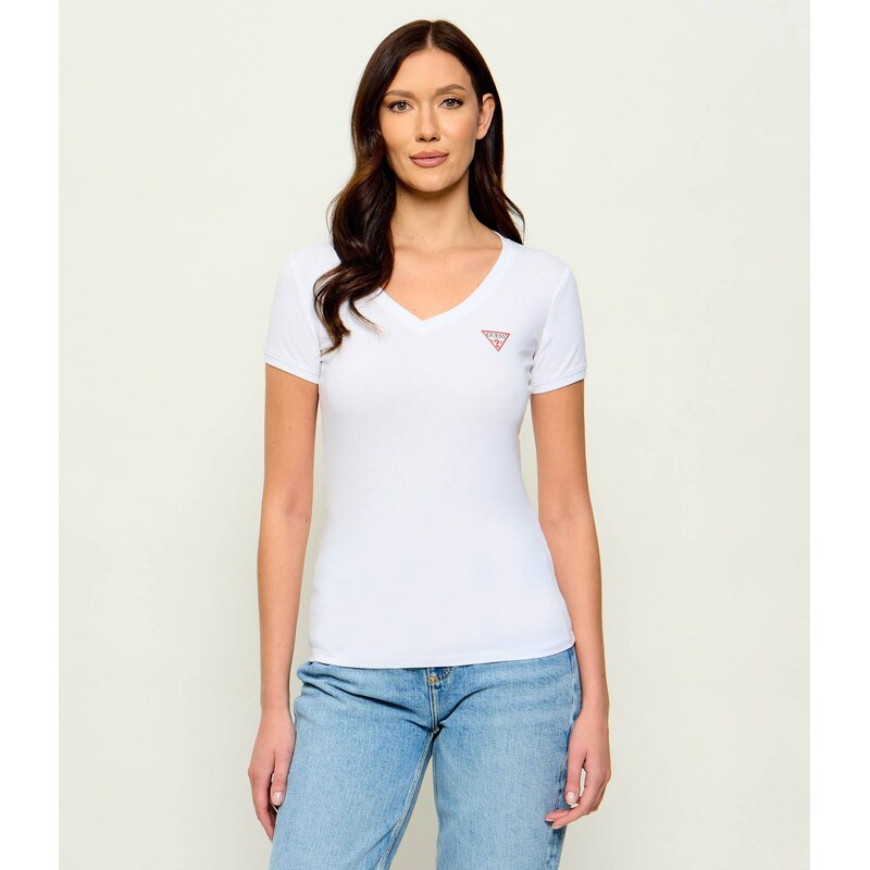 GUESS Tričko VN MINI TRIANGLE | Slim Fit