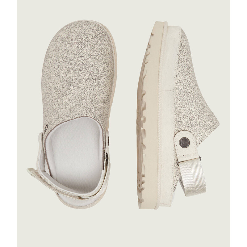 UGG Kožené mule 2v1 W GOLDENSTAR CRACKLE CLOG