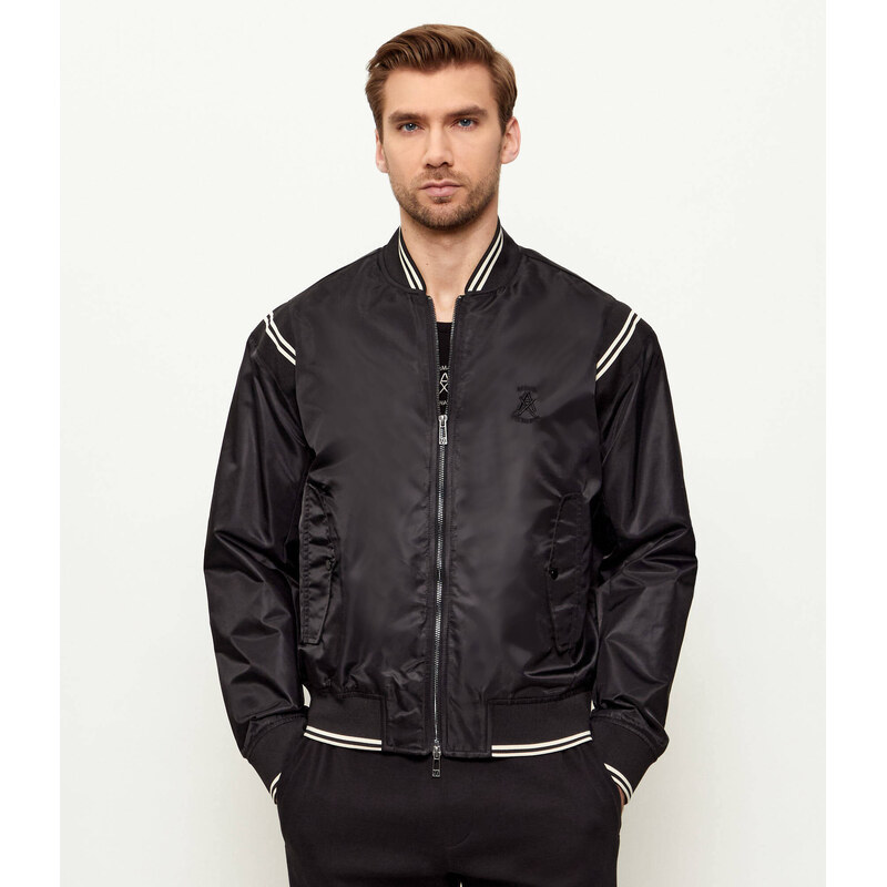 Armani Exchange Saténová bunda bomber | regular fit