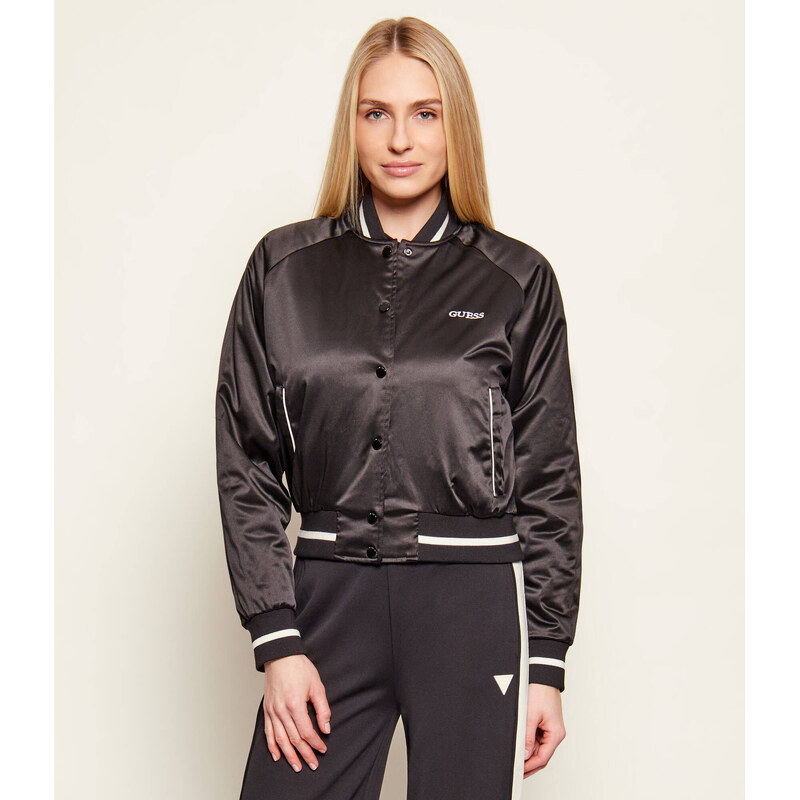 GUESS ACTIVE Saténová bunda bomber TAMARA | regular fit