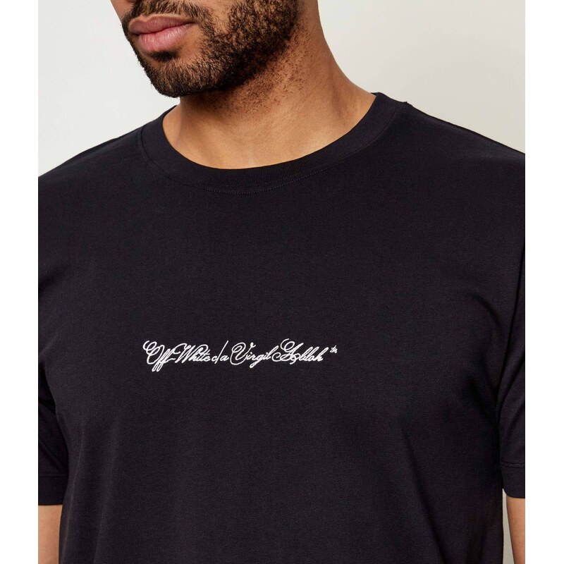 OFF-WHITE Tričko SCRIPT ARROW | Slim Fit