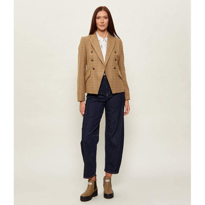 Barbour Vlněný blejzr Wisteria | Slim Fit