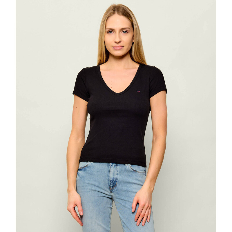 Tommy Jeans Tričko ESSENTIAL | Slim Fit