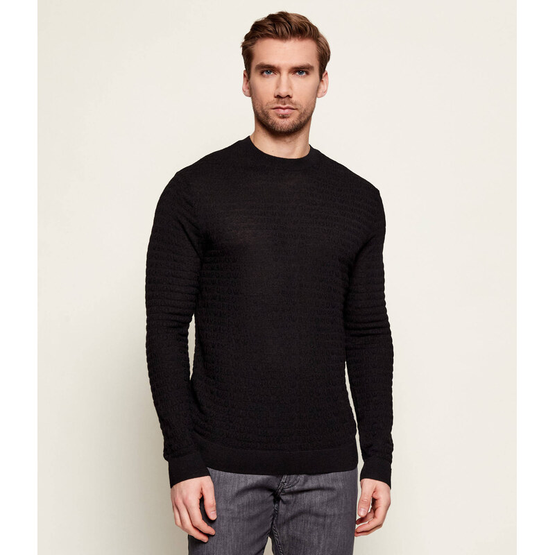 Emporio Armani Vlněný svetr | regular fit