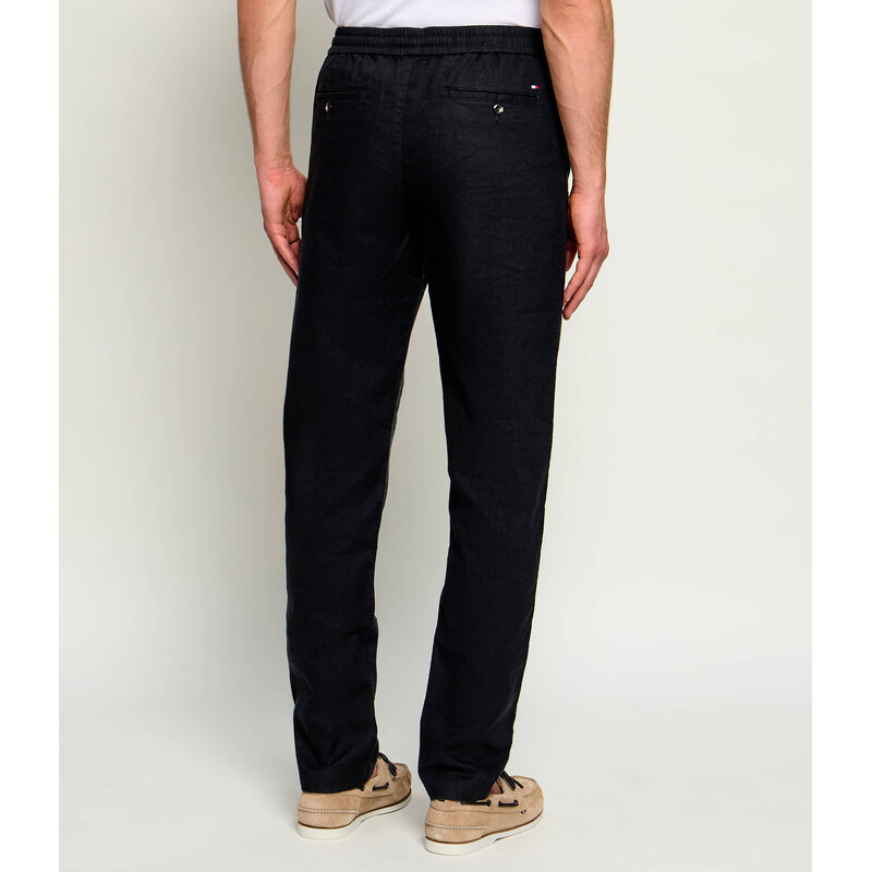 Tommy Hilfiger Lněné kalhoty chino HARLEM | regular fit
