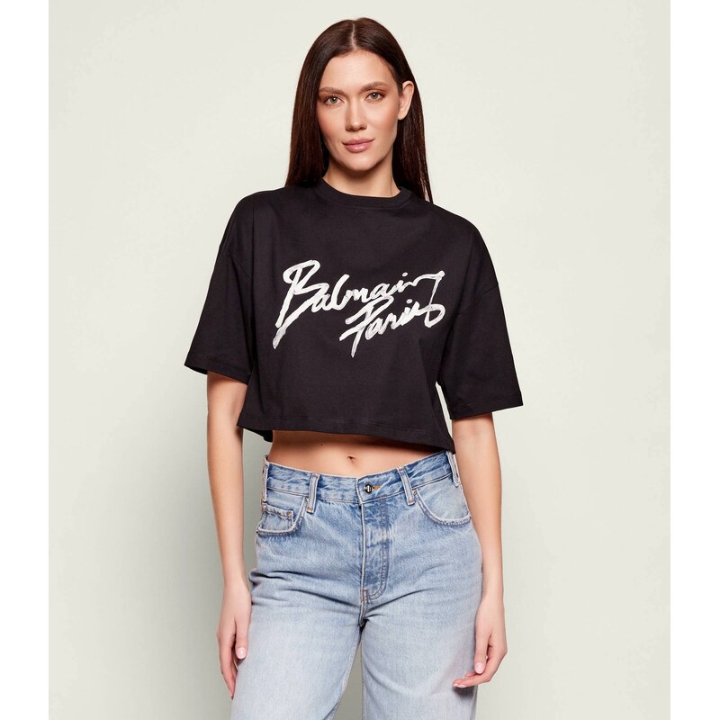Balmain Tričko | Cropped Fit