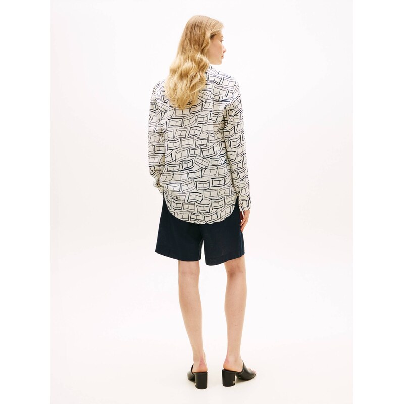 Tommy Hilfiger Lněná košile | Relaxed fit