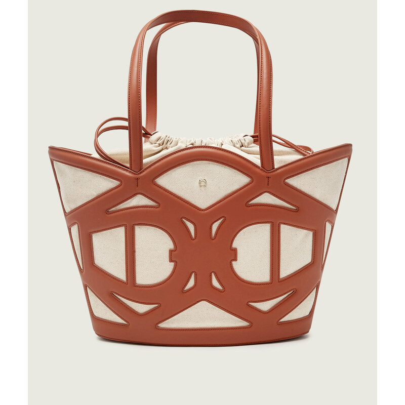Aigner Kabelka shopper Azzurra s přídavkem kůže 112341287
