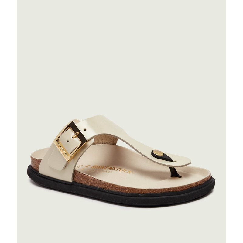 Birkenstock Kožené žabky Gizeh | narrow fit