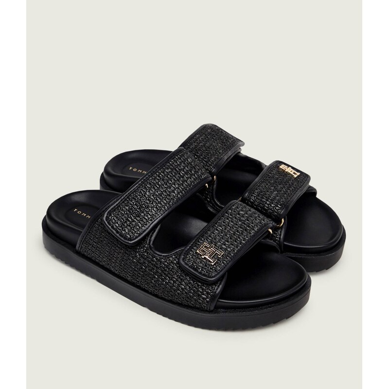 Tommy Hilfiger Pantofle s přídavkem kůže