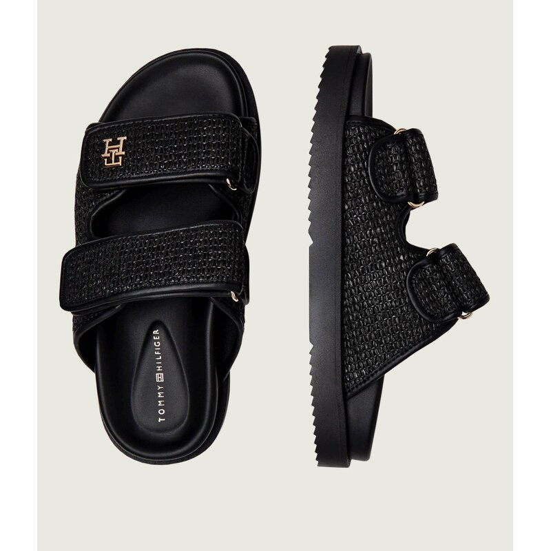 Tommy Hilfiger Pantofle s přídavkem kůže