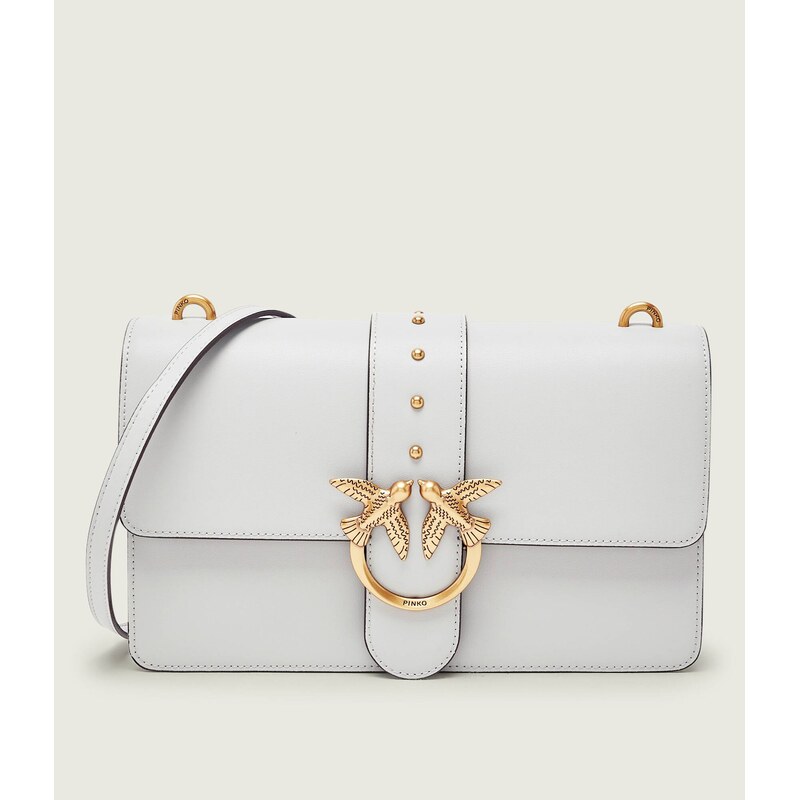 Pinko Kožená crossbody kabelka LOVE ONE CLASSIC