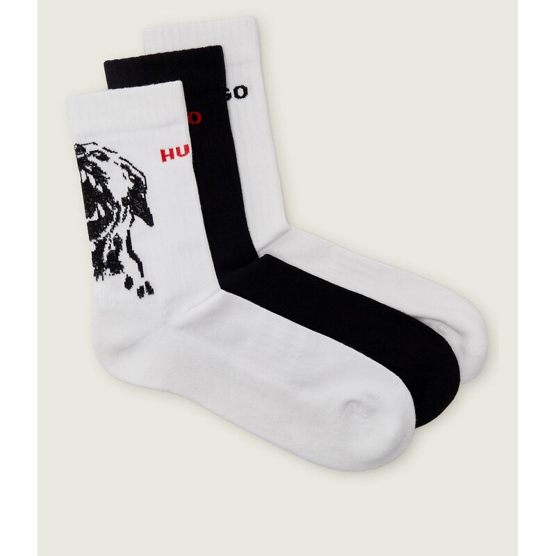 Hugo Bodywear Ponožky 3-pack 3P QS ANGRY DOG CC