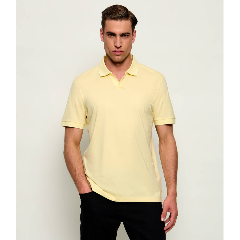 BOSS BLACK Polokošile Ponti 75_DB | BOSS X David Beckham | regular fit |s příměsí hedvábí