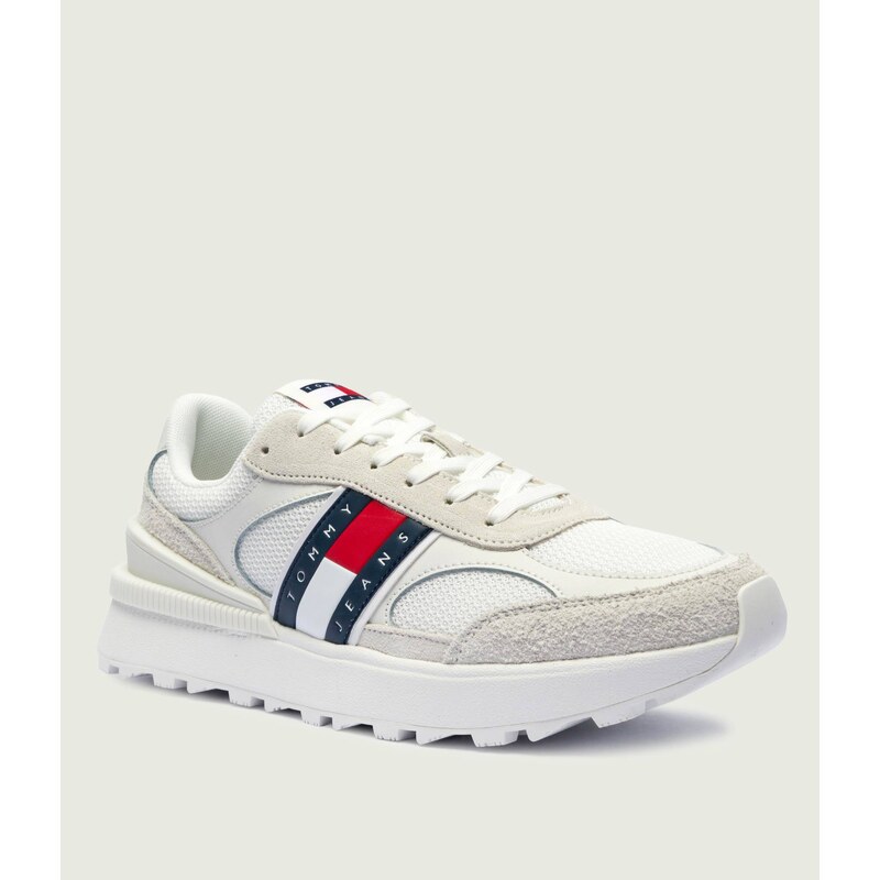 Tommy Jeans Tenisky TJM TECHNICAL RUNNER ESS s přídavkem kůže