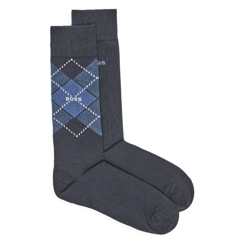 BOSS BLACK Ponožky 2-pack Argyle
