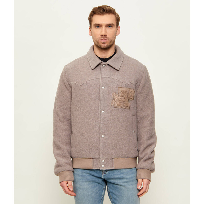AllSaints Vlněná bunda ROYCE | Relaxed fit